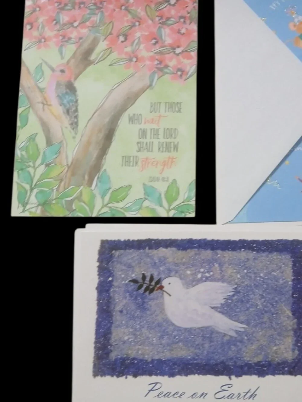 Store Bought Greeting cards.